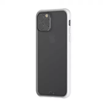 Aizsargtelefona maciņš Devia Soft Elegant triecienizturīgs iPhone 11 Pro Max, balts, mīksts pieskāriens, triecienu absorbējošs