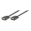 Wentronic Goobay DVI-D FullHD kabelis Dual Link, melns, 1,8 m - DVI-D spraudnis Dual-Link (24+1-pin) > DVI-D spraudnis Dual-Link (24+1-pin) (93573)