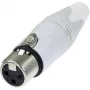 Neutrik NC3FXX-WT - XLR - Melns - Nerūsējošais tērauds - Balts - Bronza - poliamīds - polioksimetilēns (POM) - poliuretāns - cinks - IP40 - 2,5 mm² - 1,5 V (NC3FXX-WT)