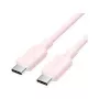 kabelis USB-C to USB-C/2M Pink Trcph Vention