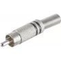 Cinch (RCA) savienotājs ShiverPeaks 6 mm metāls 52000-S