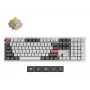 Mehāniskā tastatūra Keychron Q6 Ultra 8K — Pilnizmēra 100%, USB + RF bezvadu + Bluetooth, RGB, balta