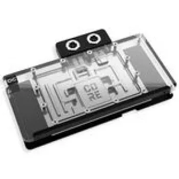 Ūdens bloks Alphacool Core RX 9070 XT Nitro+ caurspīdīgs/hromēts ar aizmugures plāksni