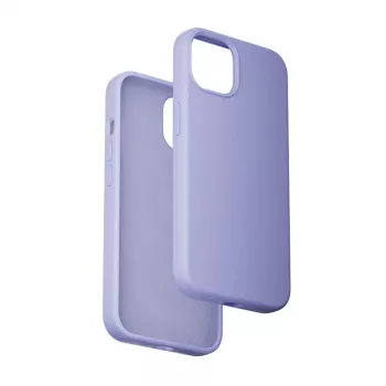 Telefona silikona maciņš Vention KUFV0-20 iPhone 15 Plus, violets, mīksts pieskārienam, viegls