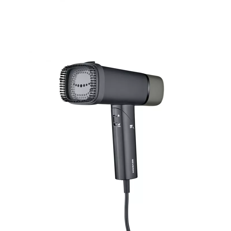 Tvaika gludeklis SEVERIN DG 3282 — 1400 W, 0,13 l ūdens tvertne, vertikālā tvaika funkcija, 1,8 m vads, melns