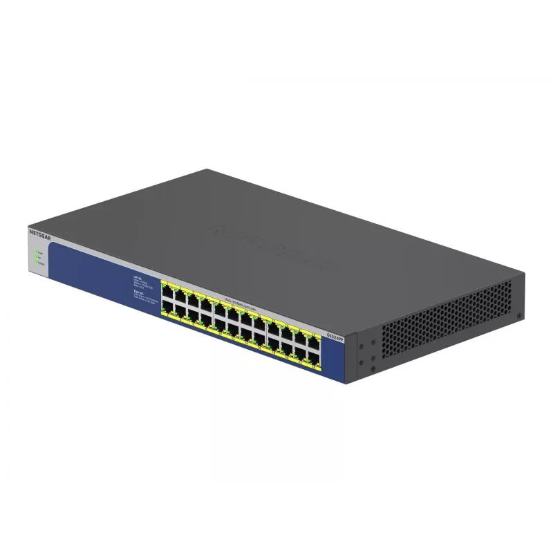 NETGEAR GS524PP nevadāms Gigabit Ethernet (10/100/1000) Power over Ethernet (PoE) pelēks