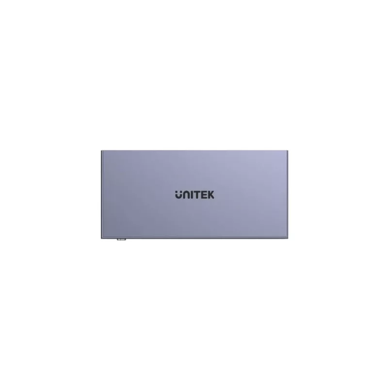 KVM slēdzis Unitek V307A USB HDMI 2 portu 4K Ultra HD 3840x2160@60Hz HDCP 2.2, metāla korpuss, pelēks