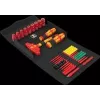 Mehāniķu instrumentu komplekts Wera 05006632001 25 instrumenti sarkans dzeltens