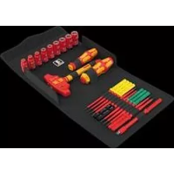 Mehāniķu instrumentu komplekts Wera 05006632001 25 instrumenti sarkans dzeltens