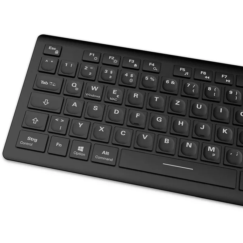 Sharkoon OfficePal K30W melns DE-Izkārtojums Gumijloki