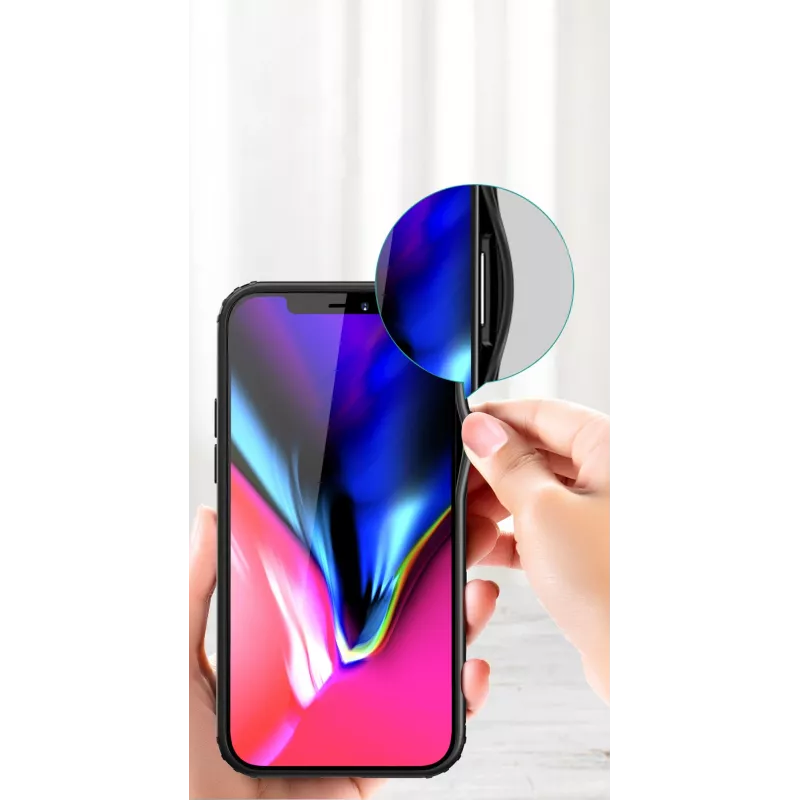 Aizsargājošs triecienizturīgs maciņš Devia iPhone 12 Pro Max, zaļš