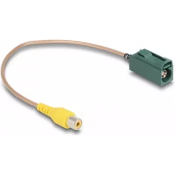 DeLOCK kabelis FAKRA E ligzda uz RCA ligzdu RG-179 32 cm