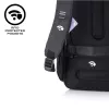 Mugursoma XDDESIGN Bobby Hero XL — 21,5 L, piemērota 17 collu klēpjdatoram, planšetdatora nodalījums, organizatora panelis, melna