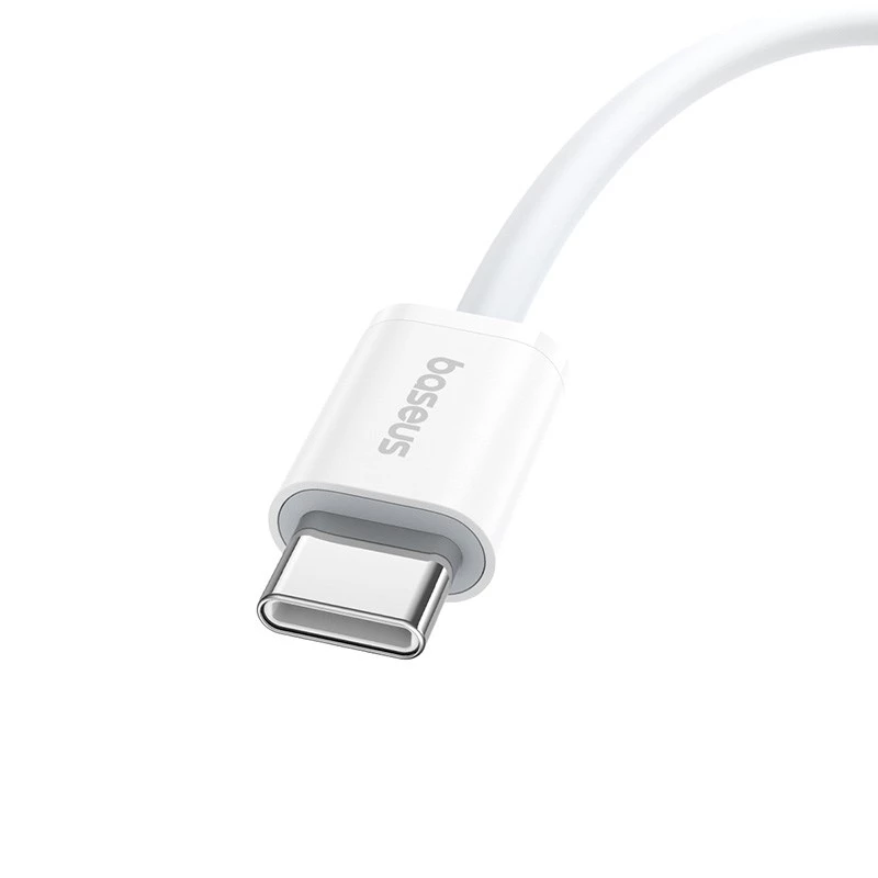 Baseus Superior USB-C uz USB-C datu kabelis 2 m 30 W Balts