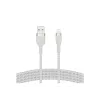 lightning kabelis Belkin CAA010BT1MWH 1m balts