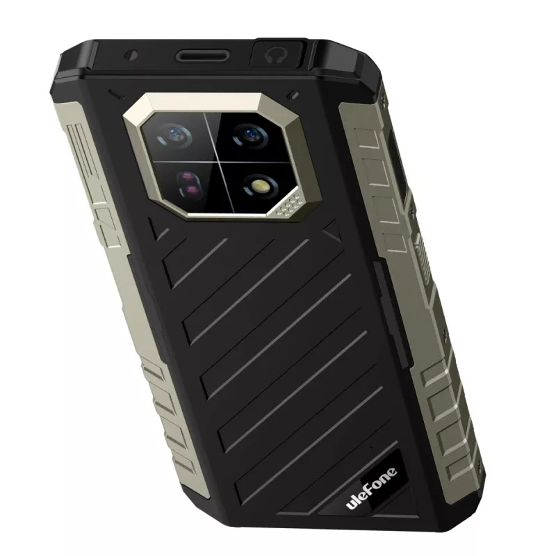 Viedtālrunis UleFone Armor 22 — MediaTek Helio G96, 8 GB RAM, 256 GB atmiņa, melns