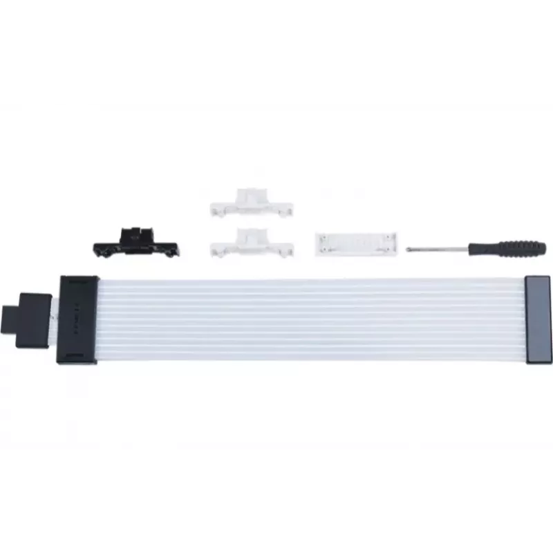 GPU kabelis Lian Li Strimer Wireless 12V 2x6-pin PW16-121W – bezvadu RGB PCIe strāvas pagarinātājs