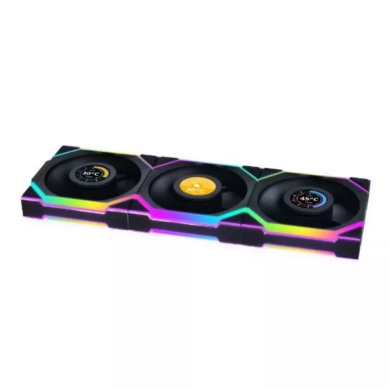 LIAN LI UNI FAN SL Wireless 120 ARGB Melns 3-Pack