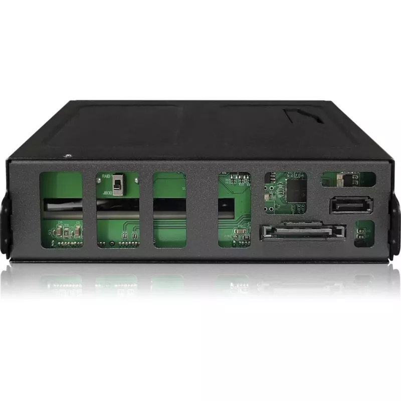 Diska korpuss Icy Dock MB902SPR-B R1 Melns 2.5 collu SATA