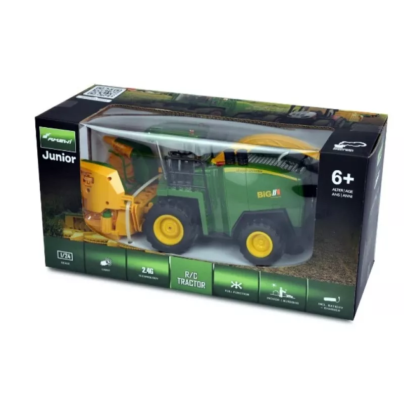 Traktors Amewi Toy Feldhäcksler RC modelis Elektriskais dzinējs 1:24