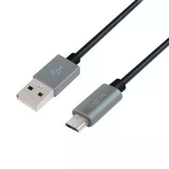 Sinhronizācijas un uzlādes kabelis USB-A uz Micro-B vīrišķo 2m