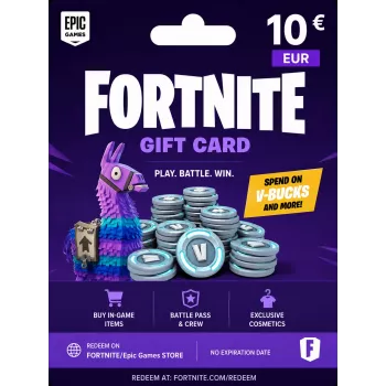 Fortnite dāvanu karte 10 EUR - Epic Games digitālais kods