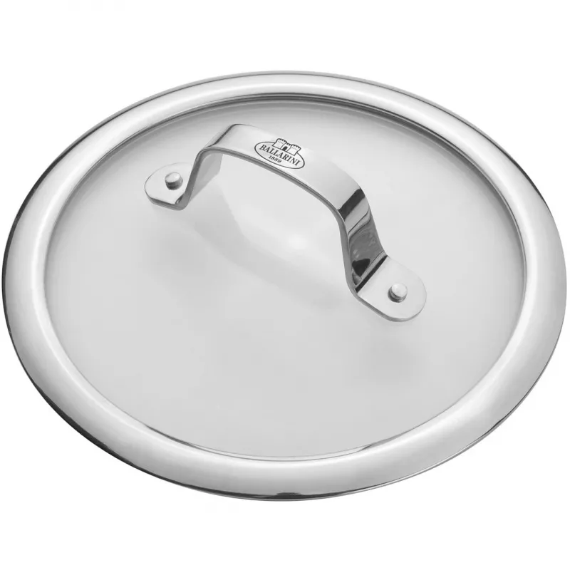 Pannas vāks BALLARINI 75002-900-0 Apaļš nerūsējošais tērauds caurspīdīgs 20cm