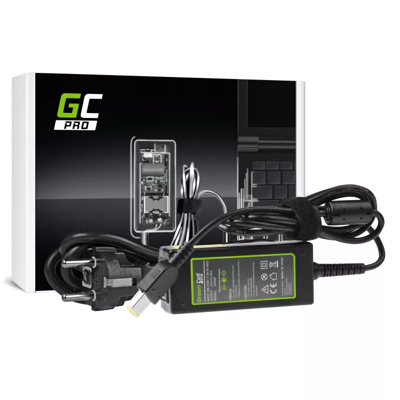 Green Cell AD64P barošanas adapteris/invertors iekštelpām 45 W Melns