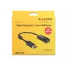 DeLOCK - Video-/Audio adapteris - DisplayPort / HDMI - DisplayPort (V) - HDMI, 19 kontaktu (S) - 20 cm - (DisplayPort 1.2) - Melns (62609)