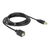USB kabelis DeLOCK USB2.0-B 2m USB B melns