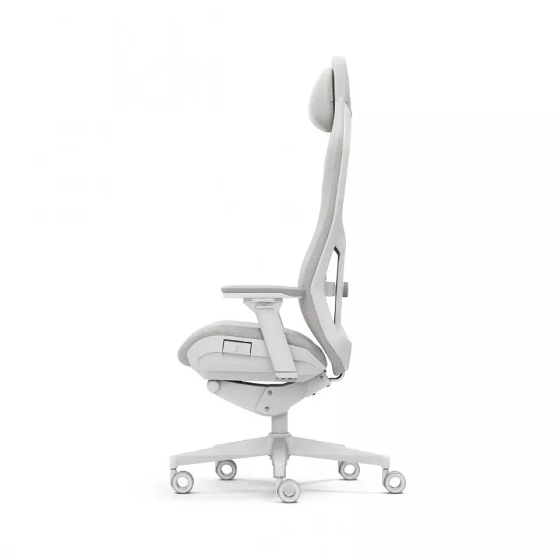 Fractal Design FD-CH-RE1F-02 spēļu krēsls, PC spēļu krēsls, polsterēts sēdeklis, balts