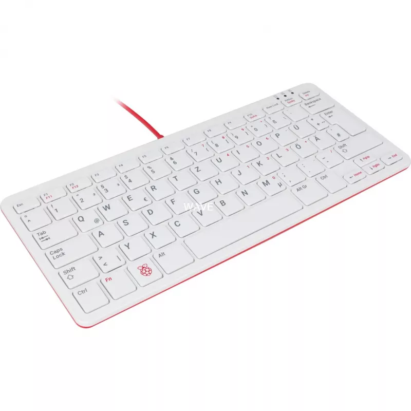 Vadu USB tastatūra Raspberry PI tastatūra DE RB-TASTA01W — USB savienojums, vācu izkārtojums
