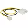 Iekšējais strāvas kabelis DeLOCK 83659 0,3 m Molex 3 kontaktu