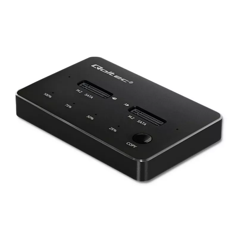 Qoltec 50310 Drive dokstacija 2x SSD M.2 SATA NGFF USB Type C