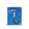Savio TR-16 raidītāja AUX adapteris ar brīvroku funkciju, Bluetooth 5.3, Google Assistant/Siri