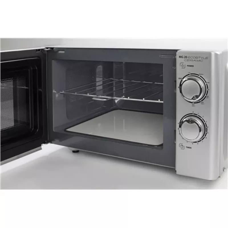 Caso | Ecostyle Ceramic | 03316 | brīvi stāvoša | 700 W | Grils | Sudraba