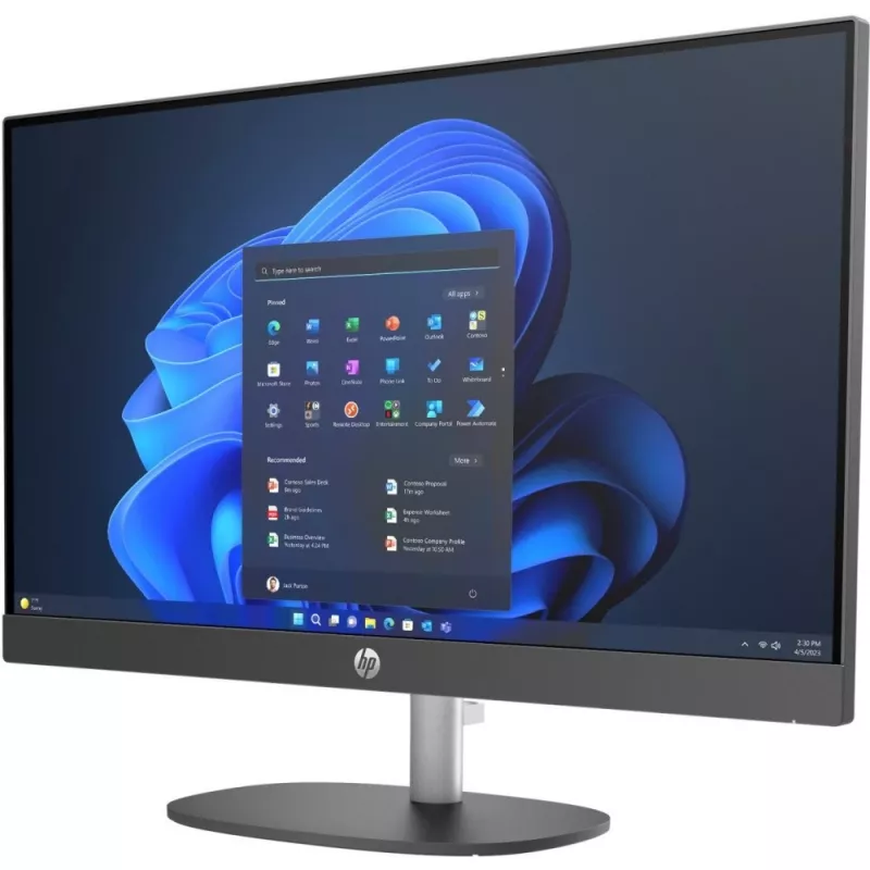 Viss vienā dators HP ProOne 240 G10 — 23,8 collu FHD IPS, Intel Core i5-1335U, 16 GB DDR4, 512 GB SSD, Wi‑Fi 6, Windows 11 Pro
