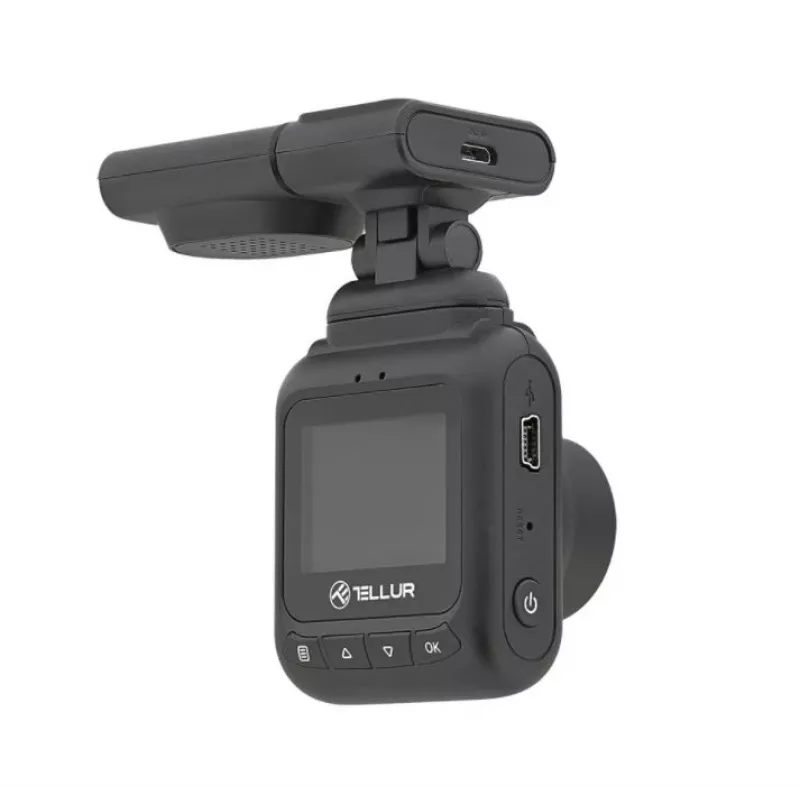 Auto videoreģistrators Tellur Dash Patrol DC2 FullHD 1080P GPS melns