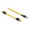 Tīkla kabelis DeLOCK 81253 Melns Dzeltens 5m Cat6