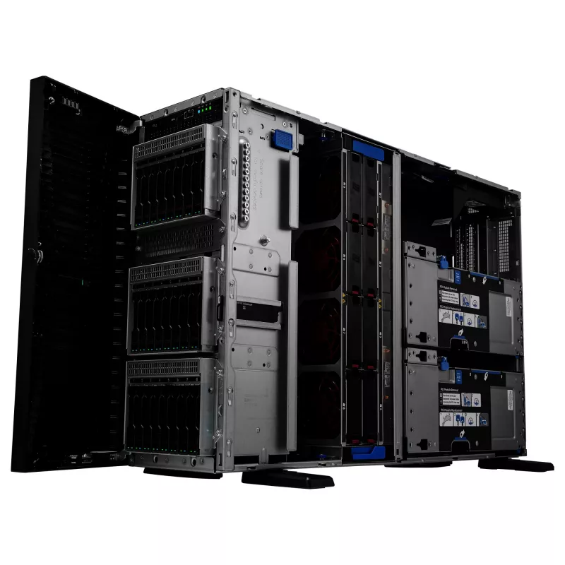 Torņu serveris HP Enterprise ProLiant ML350 Gen11 Intel Xeon Silver 4510 2.4GHz 12c 1P 64GB DDR5 8x SFF 2x1000W