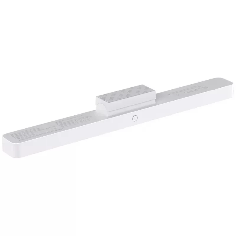 Xiaomi Magnetic Reading Light Bar Rectangular 5 W — balts, 360×40×37 mm, uzlādējama baterija, CRI 90, 4000 K