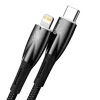 USB-C uz Lightning vads Baseus Glimmer 20W, 2 m — Ātra uzlāde un datu pārsūtīšana