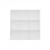 MALAX 3x3 H Balts SHELVING UNIT