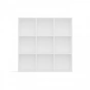 MALAX 3x3 H Balts SHELVING UNIT