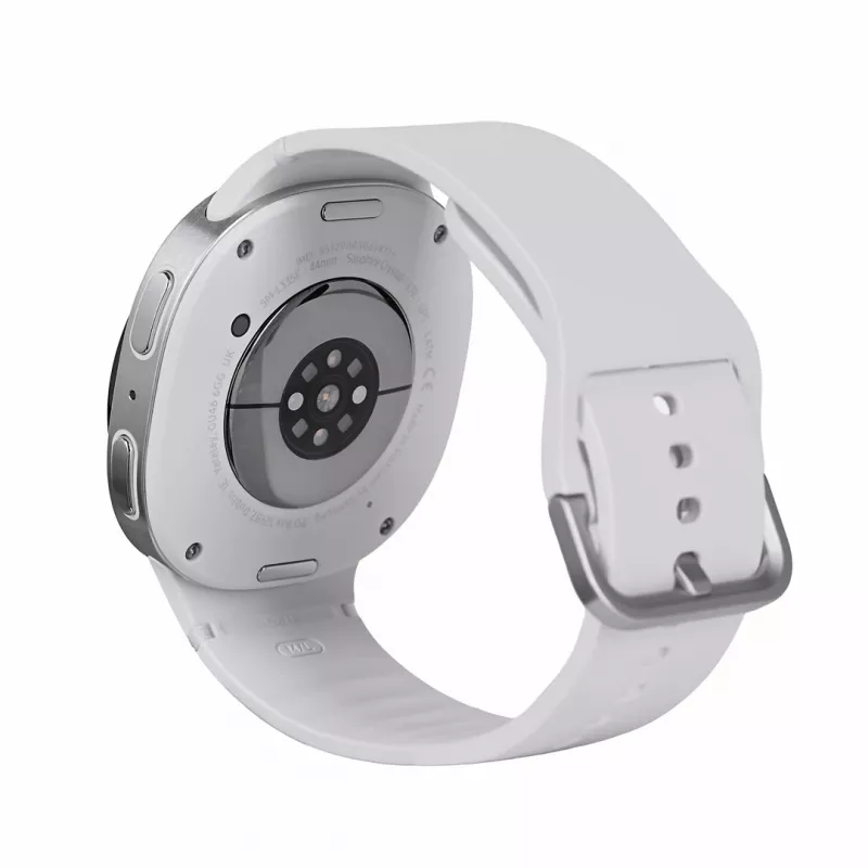 Viedpulkstenis Samsung Galaxy Watch 8 44 mm sudraba, 1,5 collu AMOLED 480x480, 5 ATM, GPS, 32 GB, 435 mAh