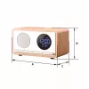 MANTA RDI912W Rimini pulksteņa radio, Bluetooth un bezvadu uzlāde, balts