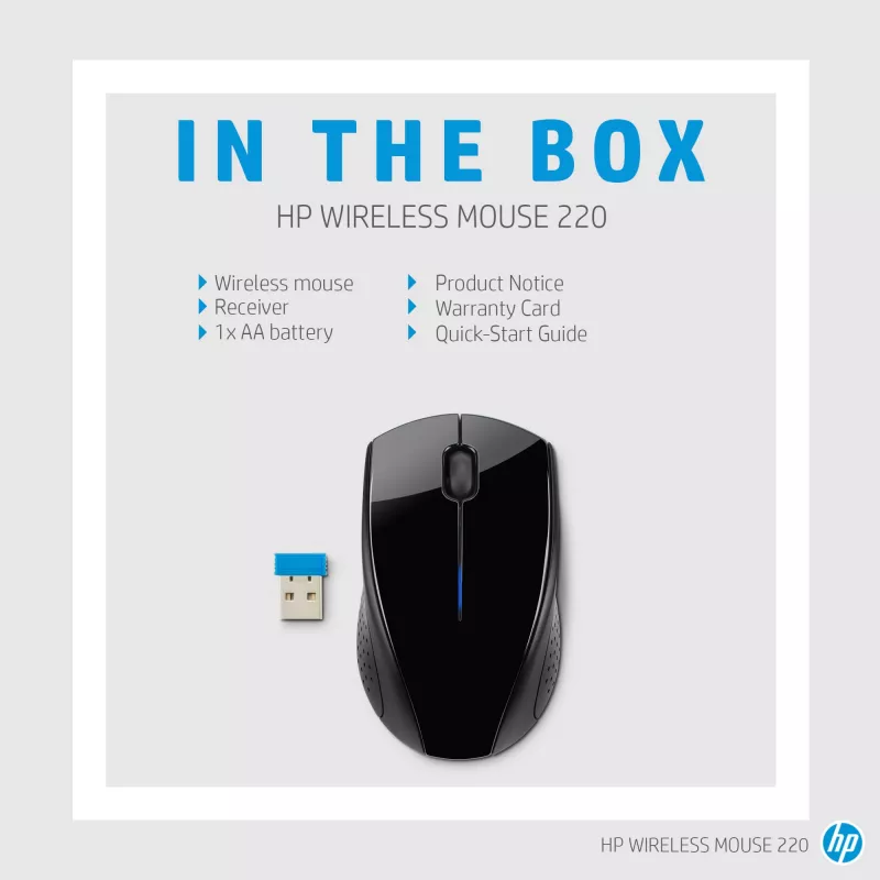 HP bezvadu pele 220