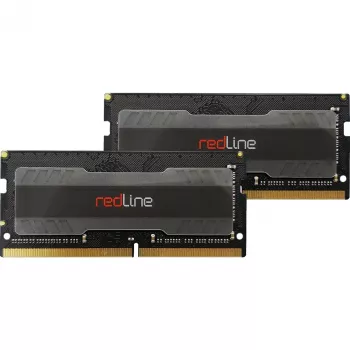 SO-DIMM 16 GB DDR4-3200 (2x 8 GB) Dual-Kit, Memory Melns, MRA4S320NNNF8GX2, Redline, INTEL XMP