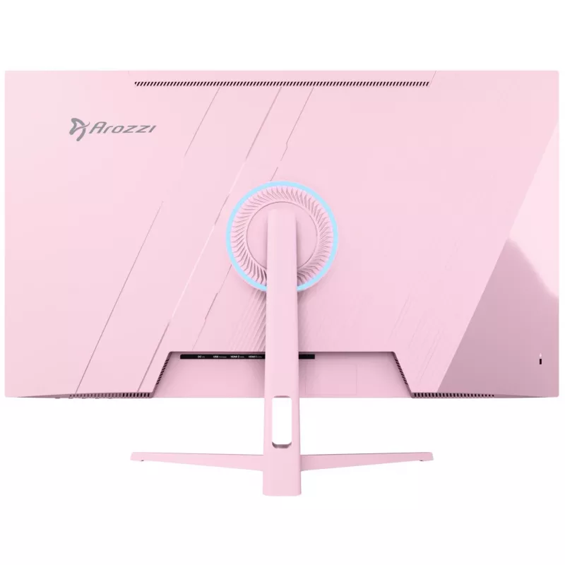 Datora monitors Arozzi Nova 32 collas (80 cm) 2560×1440 Quad HD LED 1 ms 16:9 Rozā ar skaļruņiem un VESA