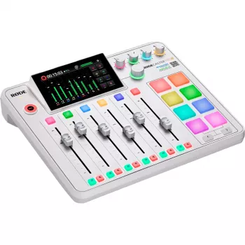 Audio interfeiss Rode RodeCaster Pro II balts — daudzkanālu USB ierakstīšanas konsole